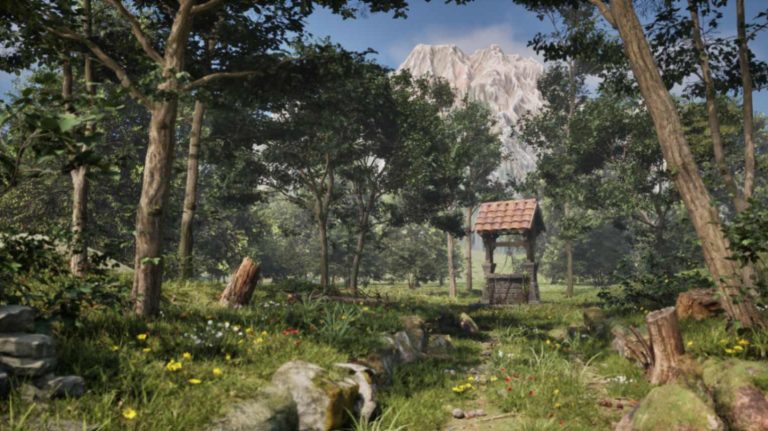 4. Environment – Bundle with 3rd exercise (Well) + Forest creation (Landscape+Foliage)